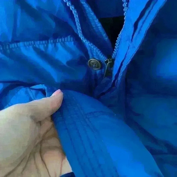 Abercrombie Kids Kempshall jacket vest size XL royal blue, EUC, winter, cold - Picture 5 of 7